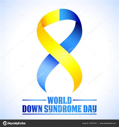 World Down Syndrome Day. Symbol of Down Syndrome. Yellow and blue gambar png
