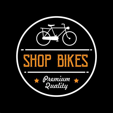 Bicycle Badge And Logo Good For Print 656675 Vector Art At Vecteezy
