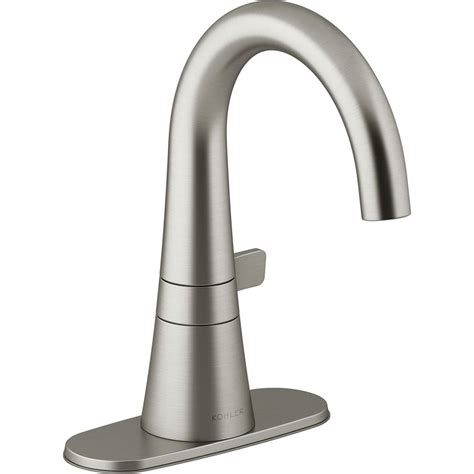 Brushed nickel kitchen faucet kohler. KOHLER Tocar Single Hole Single-Handle Bathroom Faucet in ...
