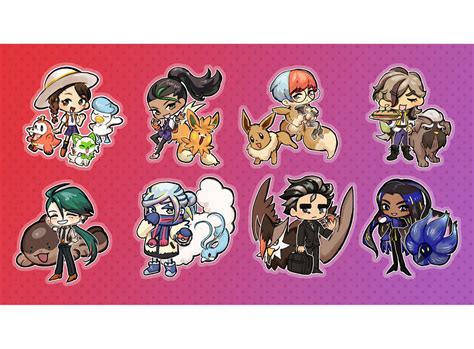 Kurapixel Comm Queue On Twitter Pokemonscarletviolet Charms Are Up For Preorder