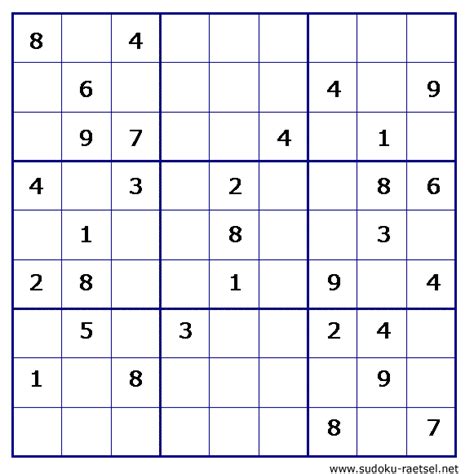 Mit logiclike lernen sie, wie sie logikrätsel lösen und über den tellerrand hinaus denken! Sudoku zum ausdrucken | Sudoku-Raetsel.net