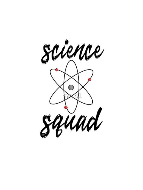 Science Squad Black T Shirt Science Lovers White T Shirt Science