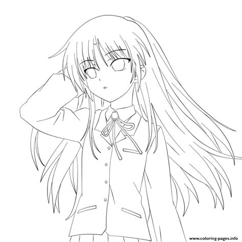 Depressed Free Printable Gacha Life Coloring Pages
