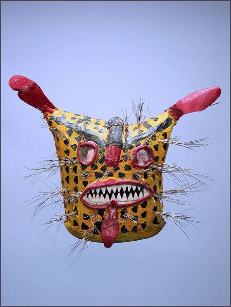 Mexican Tigre Mask From Zitlala Guerrero Rand African Art African
