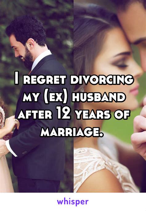 I Regret Divorcing My Husband Everyday It S Too Late To Turn Back