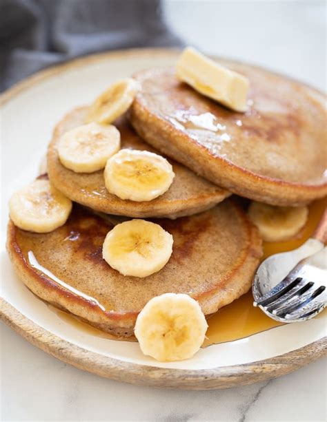 Hands Down The Best Vegan Banana Pancakes They Are Soft Fluffy Super Delicious And So Simple