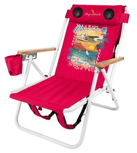 Margaritaville Folding Chair With Wireless Speakers Beach Chair With