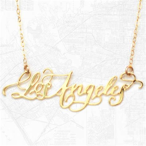 So Into This Design On Fab Los Angeles Necklace Gold Fill Fabforall