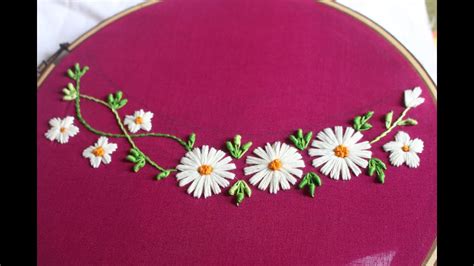 Transform Your Next Project With These Stunning Flowers Hand Embroidery