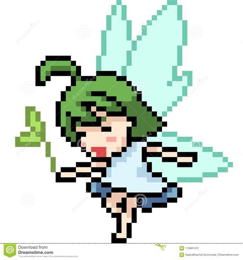 Vector Pixel Art Fairy 119481472