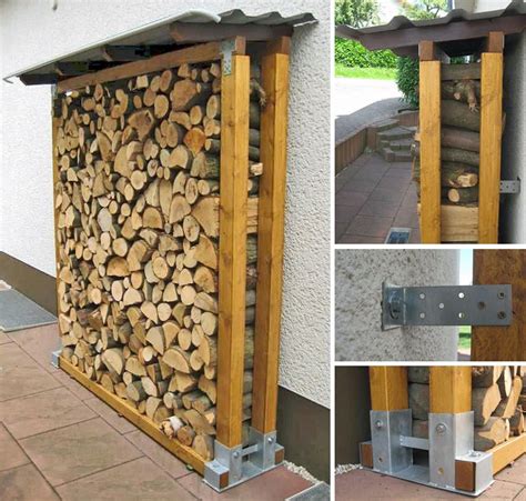 Outdoor Firewood Storage Box 21 Creative Diy Firewood Rack Designs