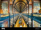 La chambre, l'ancienne Bibliothèque, Trinity College, Dublin, Irlande ...