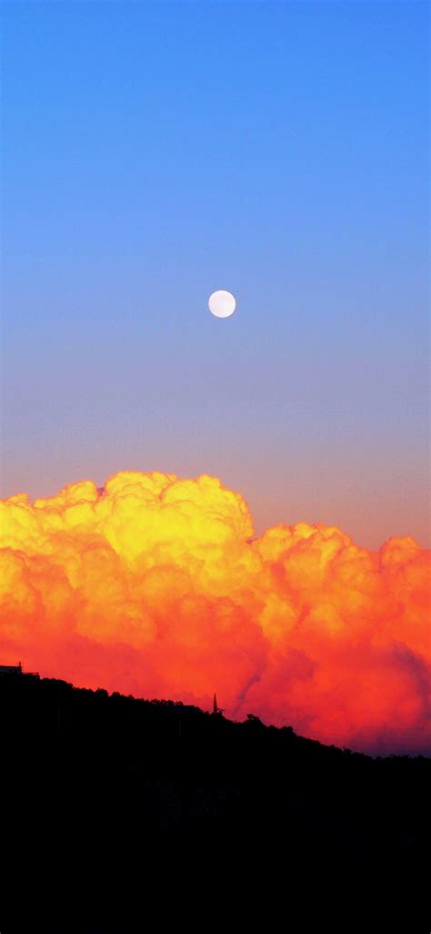 Apple Iphone Wallpaper Ng68 Sunset Mountain Sky