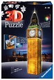 Ravensburger Big Ben Night Edition 216 piece 3D Jigsaw Puzzle with LED ...