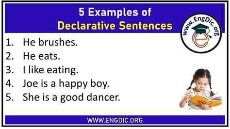 Declarative Sentences Examples Archives Engdic