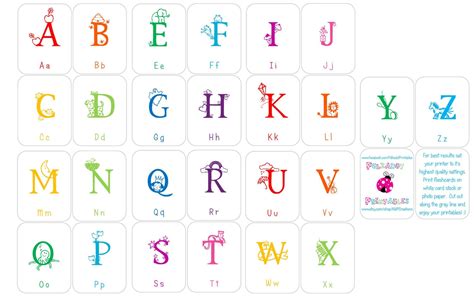 26 Printable Alphabet Flashcards Upper And Lowercase Etsy Free