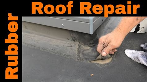 How To Repair An Epdm Rubber Roof Leak In 3 Minutes With No Experience Diy Youtube