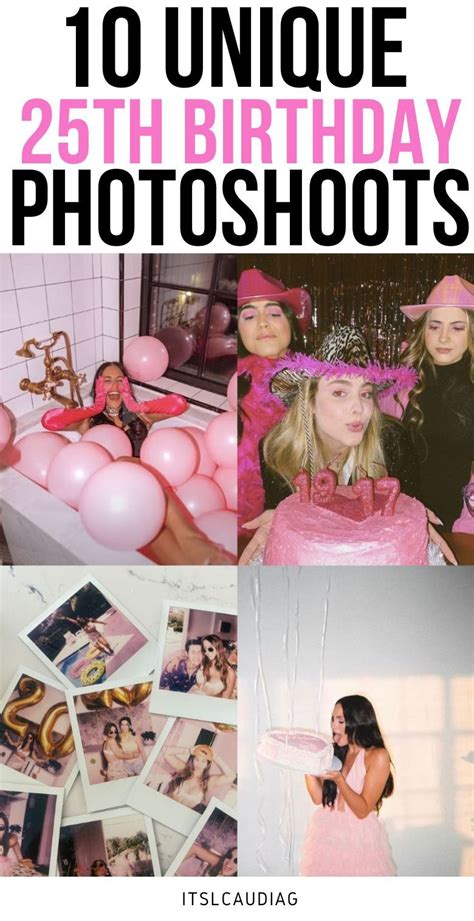 10 Creative 25th Birthday Photoshoot Ideas To Create Unique Photos