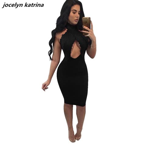 Jocelyn Katrina Brand Lead Fashion Trend Women Sexy Dress Sleeveless Bandage Bodycon Dress
