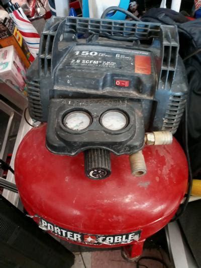 Porter Cable Air Compressor 150 Psi 6 Gallon Pancake For Sale In