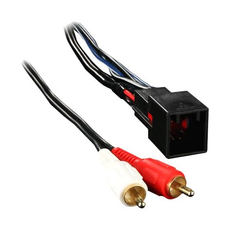 Does anybody know what colors the subwoofer wires are for the sony amp? Metra® 70-5702 - Aftermarket Radio Wiring Harness with OEM Plug and Retain Factory Subwoofer