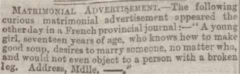 Historys Funniest Lonely Hearts Ads Reveal How Our Ancestors Looked