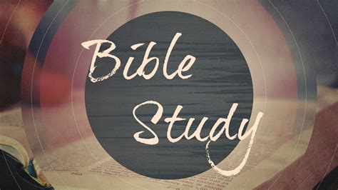 Bible Study Information — New Hope Bible Church