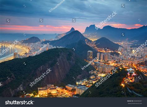 Night View Rio De Janeiro Brazil Stock Photo 369690281 Shutterstock