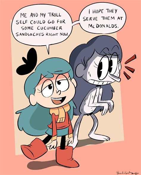Hilda And Her Troll By Imrachets On Newgrounds