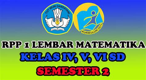 It was first identified in december 2019 in wuhan,. RPP 1 LEMBAR MATEMATIKA KELAS TINGGI (IV, V, VI) SD SEMESTER 2 - Sang Pendidik