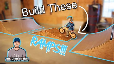 build halfpipe diy how to build skate ramps out of wood in your garage bmx bike ramps youtube