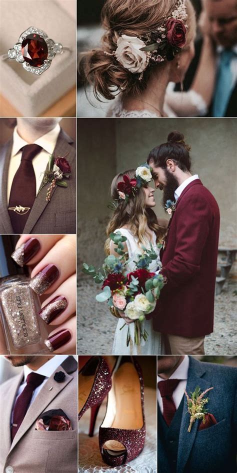 50 Refined Burgundy And Marsala Wedding Color Ideas For Fall Brides