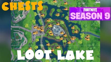 Chapter 1 All Loot Lake Season 9 Chest Locations Guide Fortnite Battle Royale Youtube