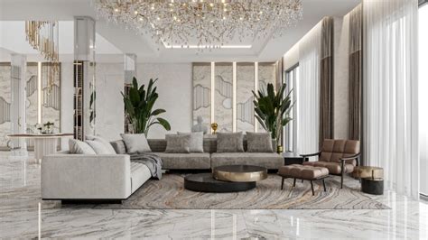 Admirable Living Room Design In Dubai By Luxury Antonovich Design