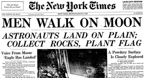 On Hand For Space History As Superpowers Spar The New York Times