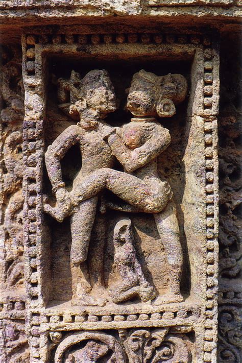 Just One Of The Many Carvings That Adorn The Kama Sutra Sun Temple In