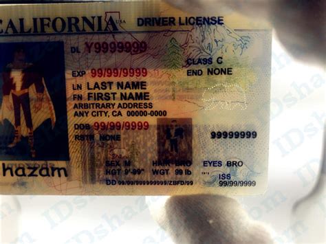 Premium Scannable Old California State Fake Id Card Fake Id Maker