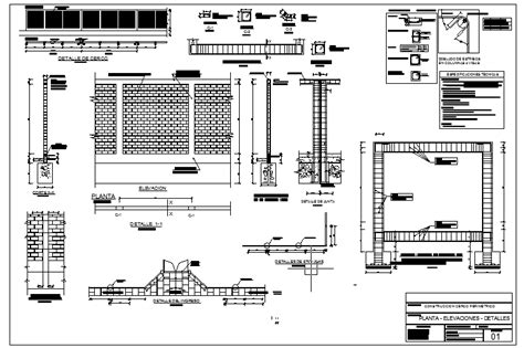 Perimeter Fence Cad Files Dwg Files Plans And Details Ph
