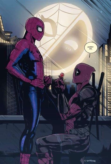 Pin By Jericho C On Otps Spideypool Deadpool And Spiderman Deadpool Comic