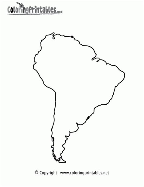 Printable South America Map Outline Printable Us Maps