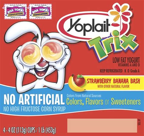 Trix Yogurt Now Has No Artificial Colors Flavors Sweeteners Or Hfcs