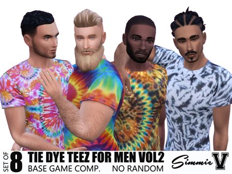 The Sims Resource Simmievtie Dye Teez Vol2