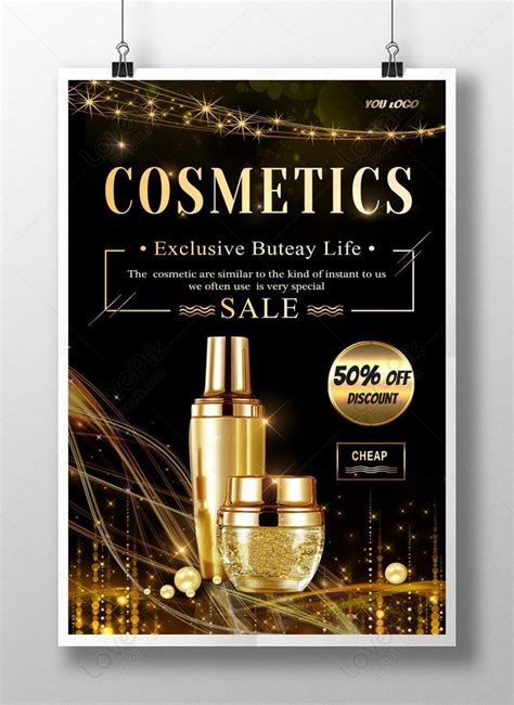 Beauty Cosmetics Promotion Poster Template Imagepicture Free Download