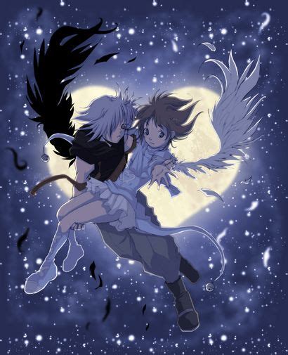 Anime Angel Couple Manga Anime Anime Art Anime Chibi Angel Flying