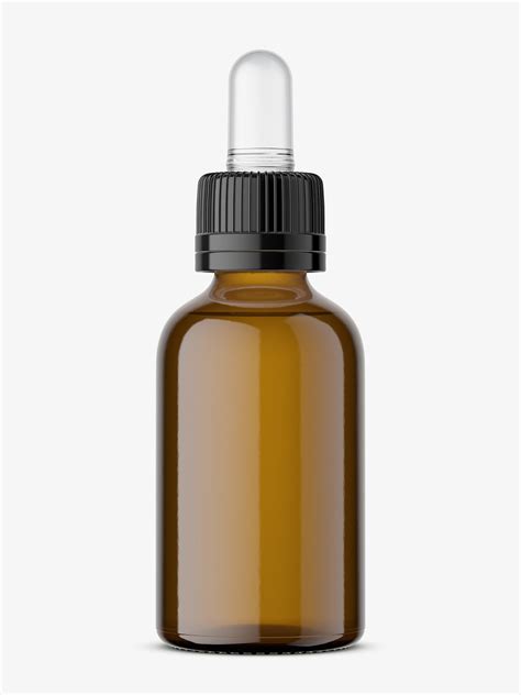 Amber Dropper Bottle Mockup Smarty Mockups Dropper Bottle