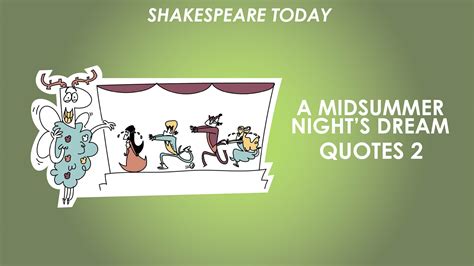 A Midsummer Nights Dream Key Quotes Analysis Part 2 Shakespeare Today Series