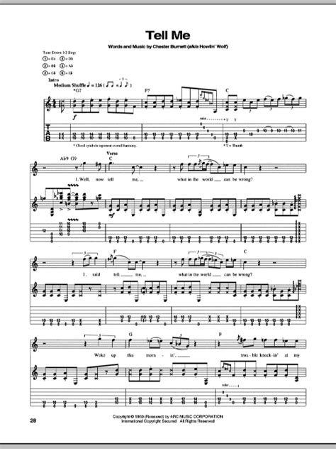 Tell Me By Stevie Ray Vaughan Guitar Tab Guitar Instructor