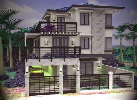Rumah minimalis memang sudah menjadi desain favorit banyak orang. 5 Contoh Rumah 3 Lantai yang Super Keren - Contoh Rumah
