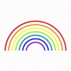 Regenbogen-Vektor-Symbol 551171 Vektor Kunst bei Vecteezy