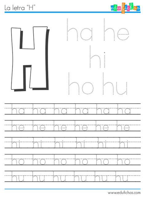 Como Enseñar La Letra H En Preescolar Cómo Enseñar